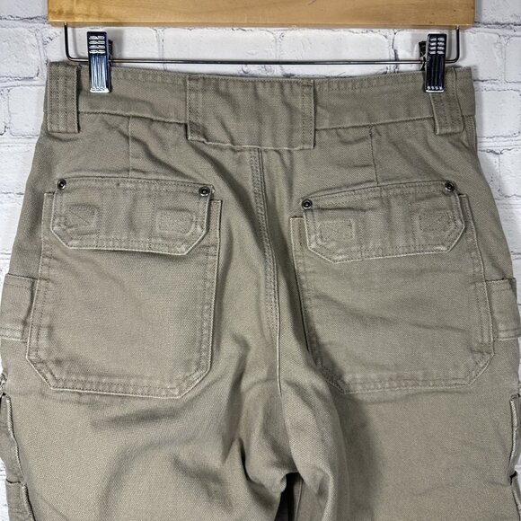 Duluth Trading Pants Mens 30 Fire Hose Relax Cargo HEAVY Brown Workwear 92204 - Picture 5 of 10